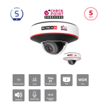 Caméra Mini Dome 5MP PoE IR 10m Objectif 2.8mm – Série S-Sight Maroc