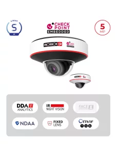 Caméra Mini Dome IP 5MP PoE...