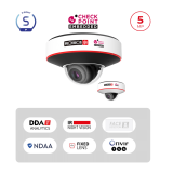 Caméra Mini Dome 5MP PoE IR 10m Objectif 2.8mm – Série S-Sight Maroc