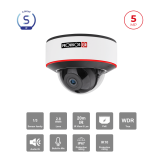 Caméra IP 5MP Dome PoE IR 20m – Objectif 2.8mm – Série S-Sight Maroc