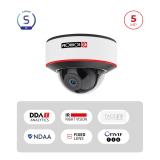 Caméra IP 5MP Dome PoE IR 20m – Objectif 2.8mm – Série S-Sight Maroc