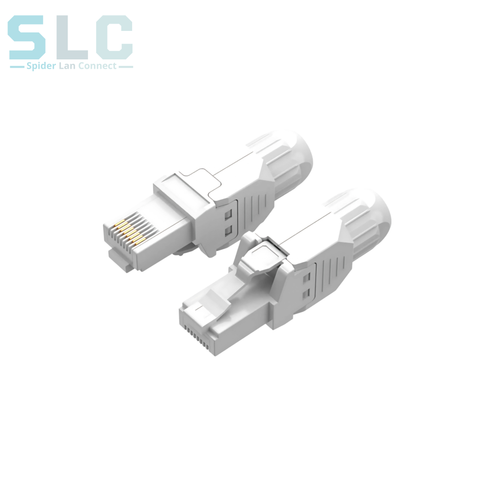 Connecteur RJ45 Mâle CAT6 UTP Toolless | 1 Gigabit Contacts Or Maroc