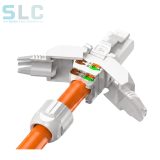 Connecteur RJ45 Mâle CAT6 UTP Toolless | 1 Gigabit Contacts Or Maroc
