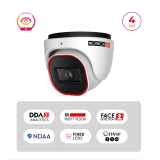 Caméra IP 4MP PoE Dome IR 20m Objectif 2.8mm | H.265 WDR 120dB Maroc