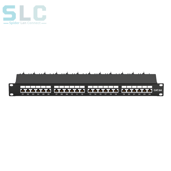 Panneau de Brassage 24 Ports CAT6A FTP Blindé 1U | 10 Gigabit Maroc
