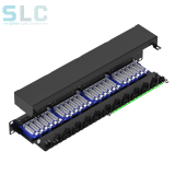 Panneau de Brassage 24 Ports CAT6A FTP Blindé 1U | 10 Gigabit Maroc