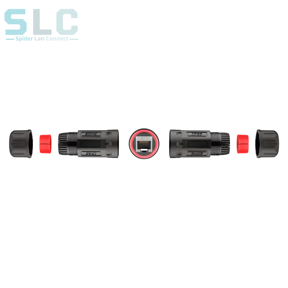Coupleur RJ45 CAT6A Étanché IP68 | 10 Gigabit Extérieur Maroc