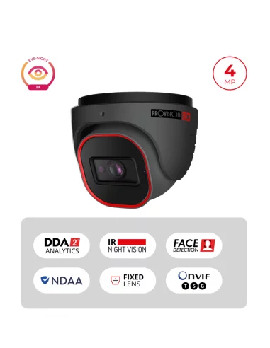 Caméra IP 4MP PoE Dome - Eye-Sight –...