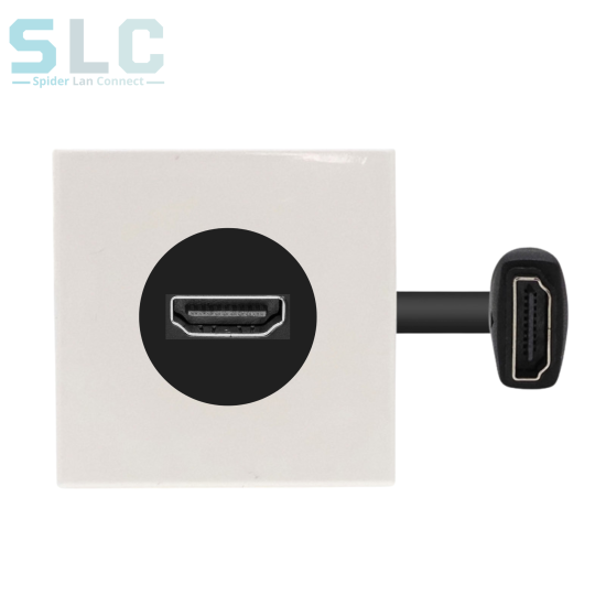Plaque HDMI Femelle Femelle 45x45 mm | Extension 20 cm Maroc