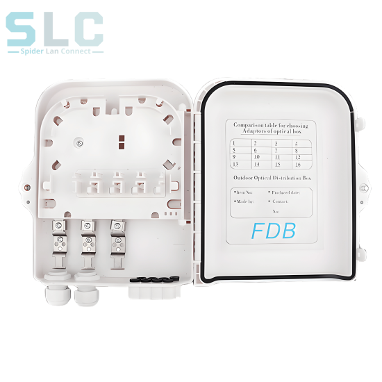 Boîtier Distribution Fibre FTTH 8 Fibres IP65 Extérieur | Maroc