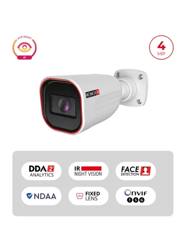 Caméra Bullet IP 4MP Eye-Sight – PoE,...