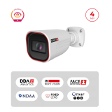 Caméra Bullet IP 4MP PoE IR 40m Objectif 3.6mm | H.265 WDR 120dB Maroc