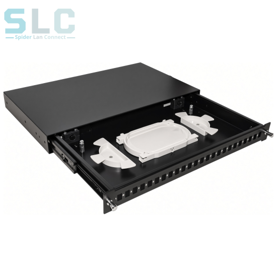 Tiroir Optique 24 Ports Simplex 1U 19" Vide | Fibre 24 Fibres Maroc