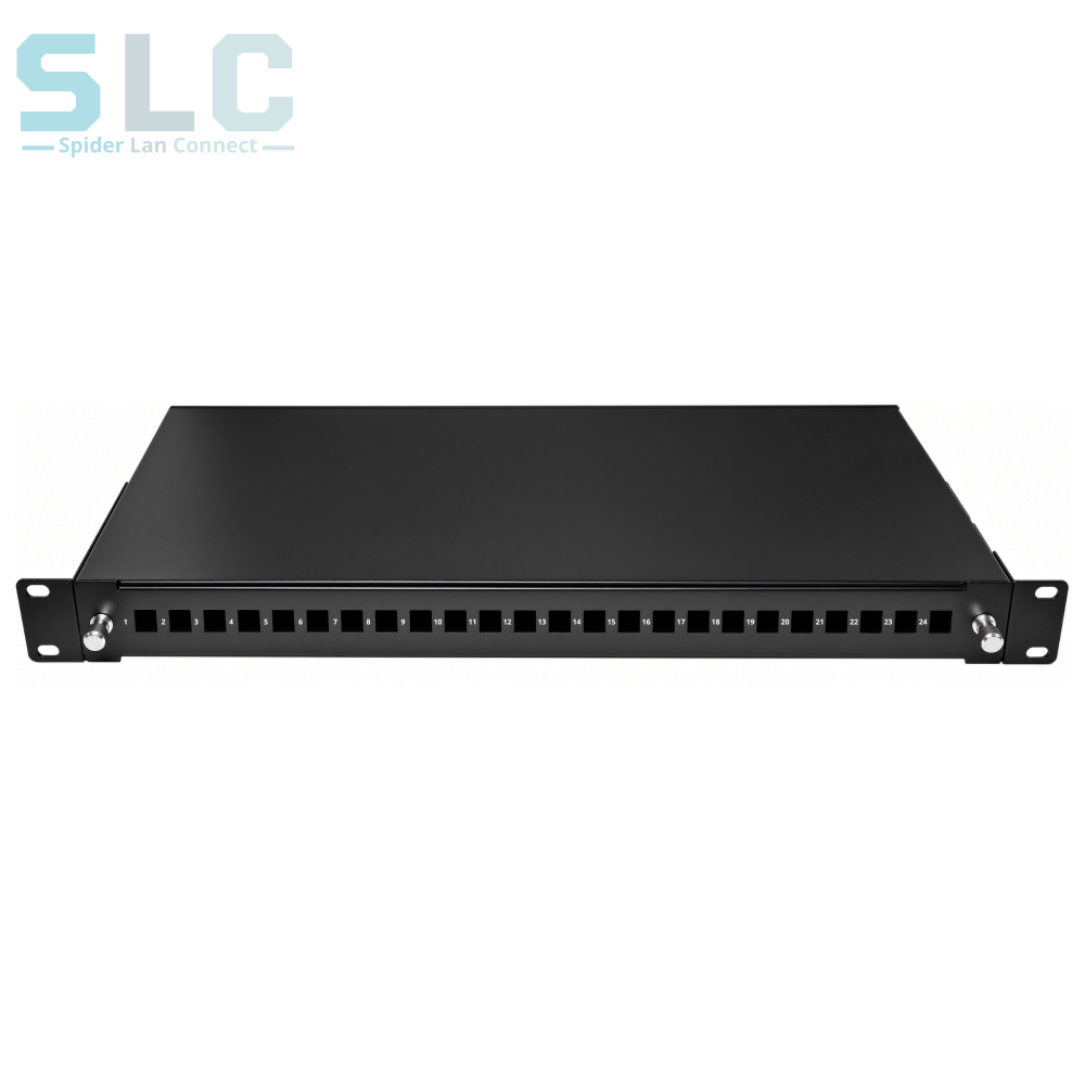 Tiroir Optique 24 Ports Simplex 1U 19" Vide | Fibre 24 Fibres Maroc