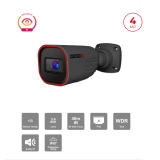 Caméra Bullet IP 4MP PoE IR 40m Objectif 3.6mm | H.265 WDR 120dB Maroc