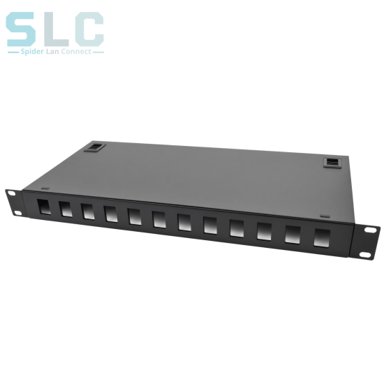 Tiroir Optique 12 Ports Duplex 1U 19" Vide | 24 Fibres Maroc