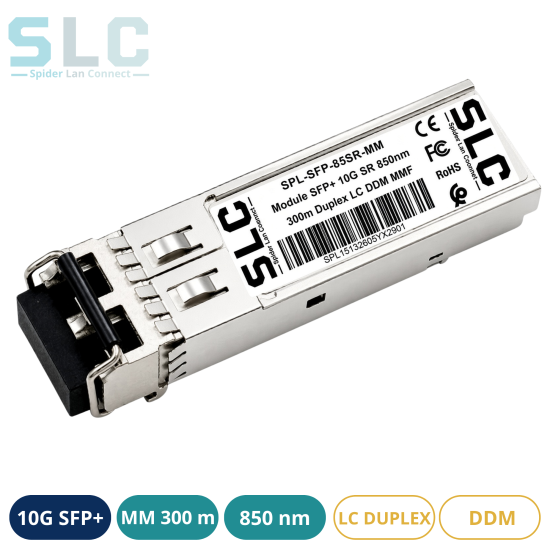 Module SFP+ 10GBASE-SR 850 nm 300 m OM3 | LC DDM Maroc