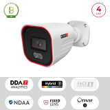 Caméra IP 4MP Bullet Hybride IR + LED | Vidéosurveillance Maroc