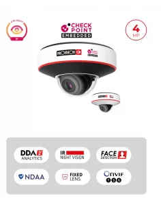 Caméra IP 4MP PoE – Mini...