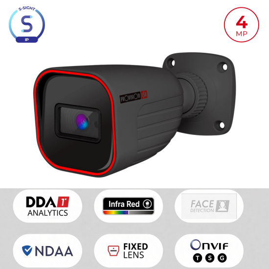 Caméra IP 4MP Bullet IR 20m | WDR 120dB Vidéosurveillance Maroc