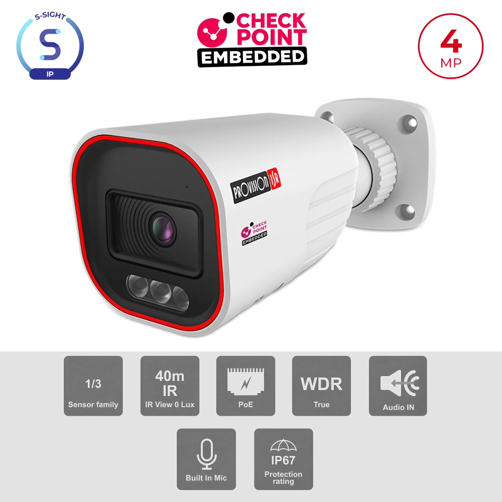 Caméra Bullet 4MP PoE ONVIF Varifocal 2.8-12mm | LED Hybride Maroc