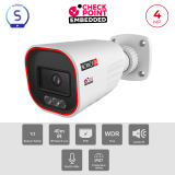 Caméra Bullet 4MP PoE ONVIF Varifocal 2.8-12mm | LED Hybride Maroc