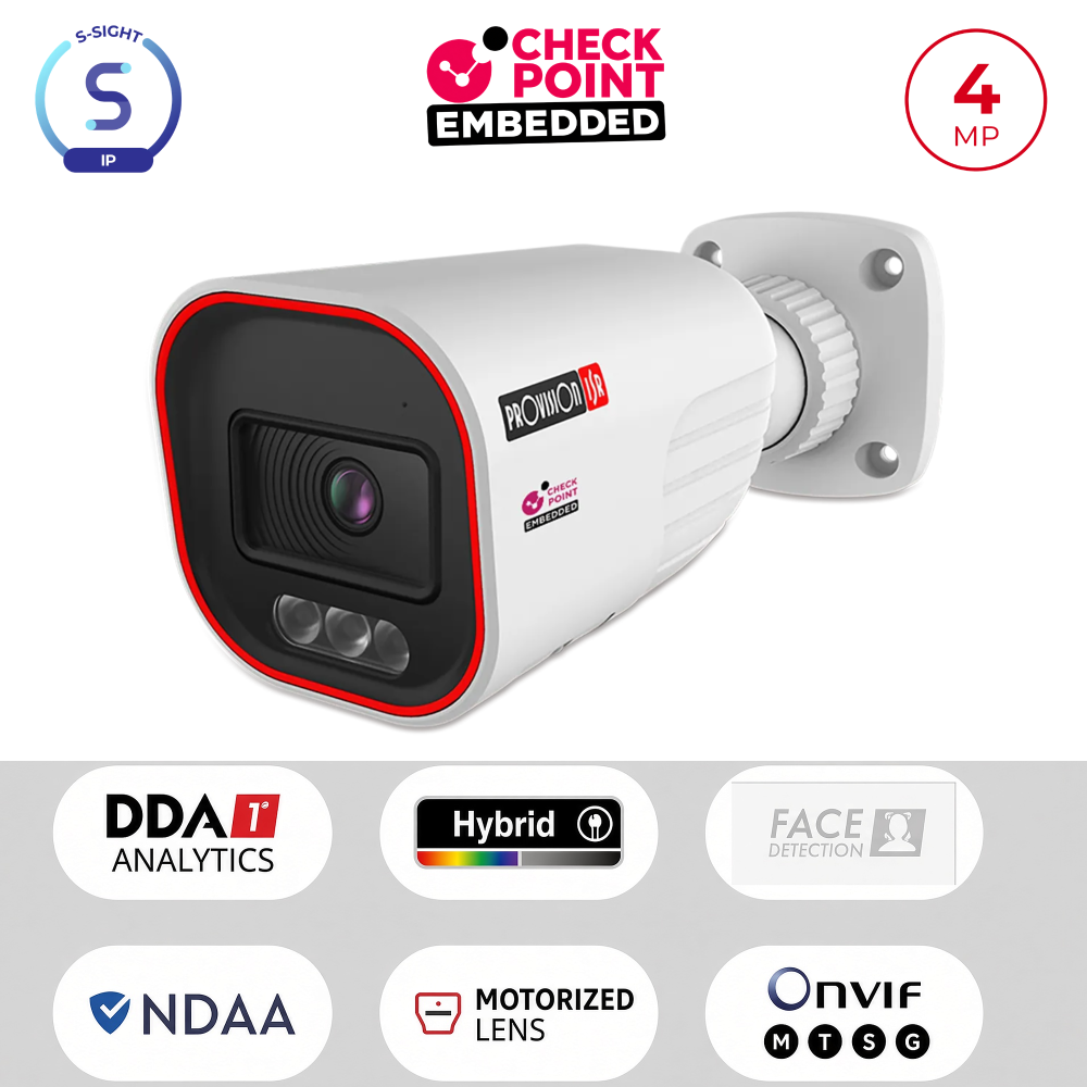 Caméra Bullet 4MP PoE ONVIF Varifocal 2.8-12mm | LED Hybride Maroc