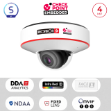 Caméra Dôme 4MP PoE ONVIF 2.8mm IR 10m DDA1 | Maroc