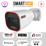 Caméra Bullet IP 4MP Active Deterrence IR 40m Objectif 2.8-12mm | WDR 120dB Maroc