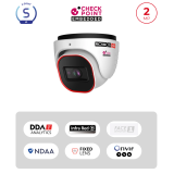 Caméra IP Dôme 2MP IR 20m – DDA, Dual System & Sécurité Check Point | Provision-ISR Maroc