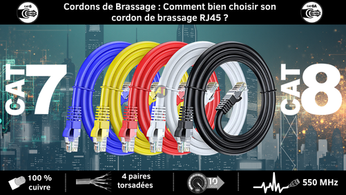 Cordons de Brassage : Comment bien choisir son cordon de brassage RJ45 ?