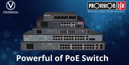 Comparaison entre les différents types de switches : Non-POE, POE, SFP, et Managed