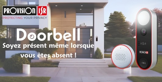 La Sonnette Vidéo Doorbell Provision-ISR : Sécurité et Confort à Votre Porte