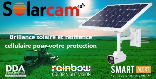 Caméra IP solaire 4G