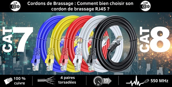 Cordons de Brassage : Comment bien choisir son cordon de brassage RJ45 ?